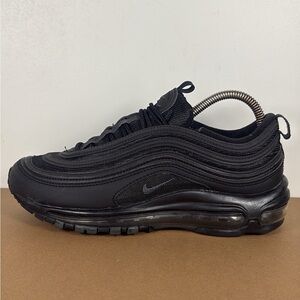 Nike Air Max 97 Triple Black Running Shoes Sneakers Women's Size 8 921733-001
